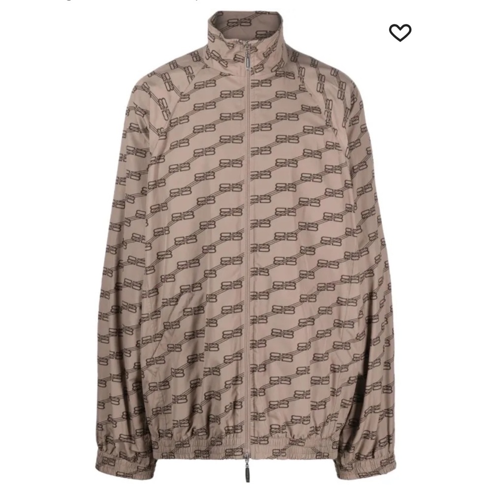 OVERSIZED Balenciaga Beige BB Monogram Jacket